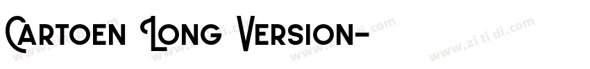 Cartoen Long Version字体转换